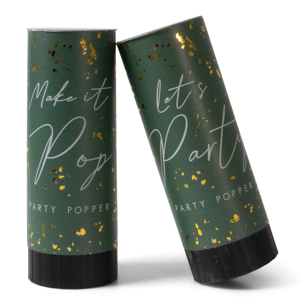 Party Poppers Groen