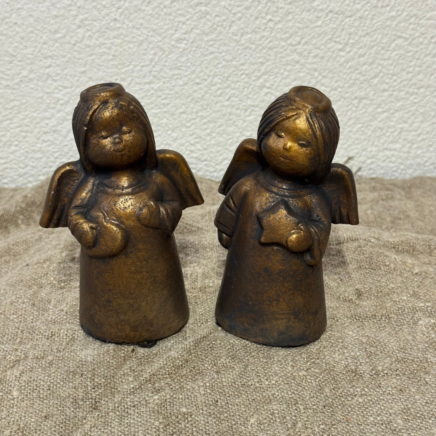 BRYNXZ Set of 2 Angels Classic Majestic Gold D.10 H.14