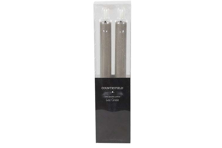 Countryfield Dinerkaars rustiek Ø2,2CM LED Lyon L s2 Grijs/Taupe (24 cm)