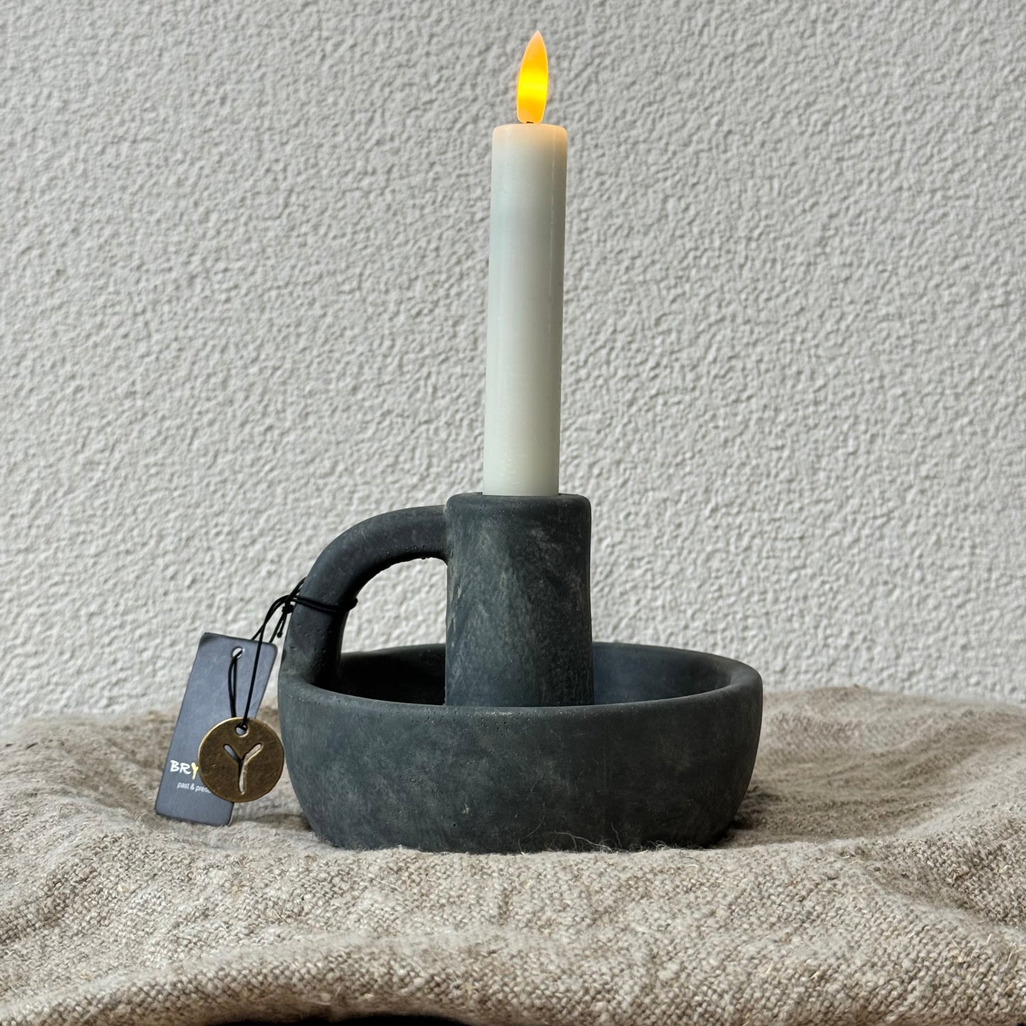 Dinnercandleholder with Ear Masjestic Vintage D.14 H.10