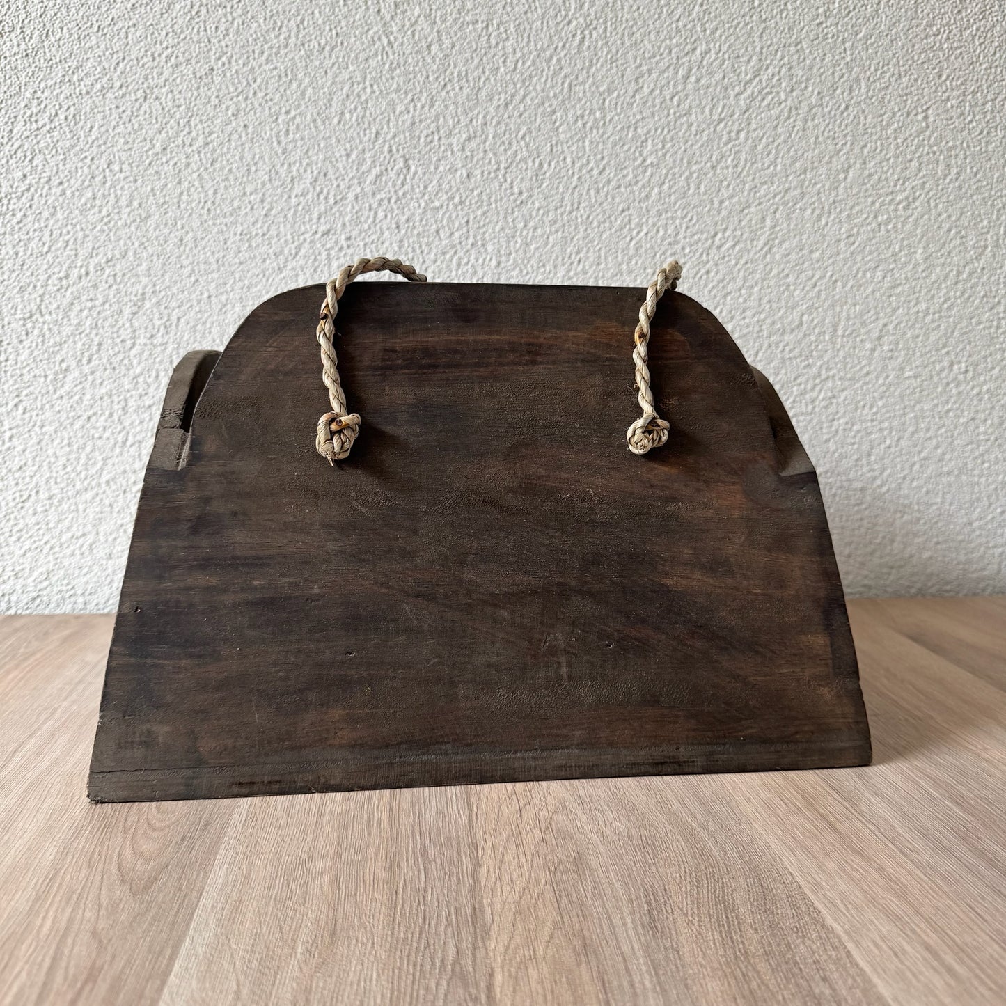 Houten decoratie tas
