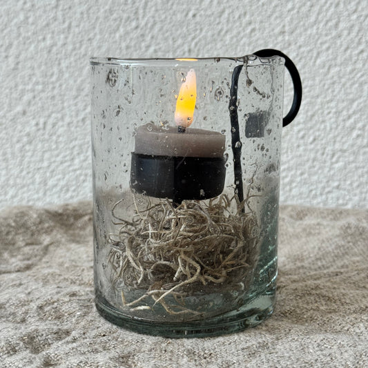 Theelicht Glas Decoratie setje