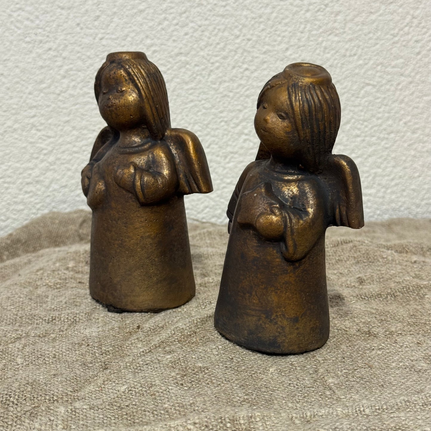 BRYNXZ Set of 2 Angels Classic Majestic Gold D.10 H.14