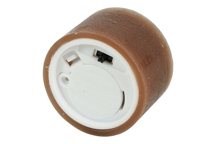 Countryfield Theelicht rustiek Ø4CM LED ro Lyon s2 (Diverse kleuren)