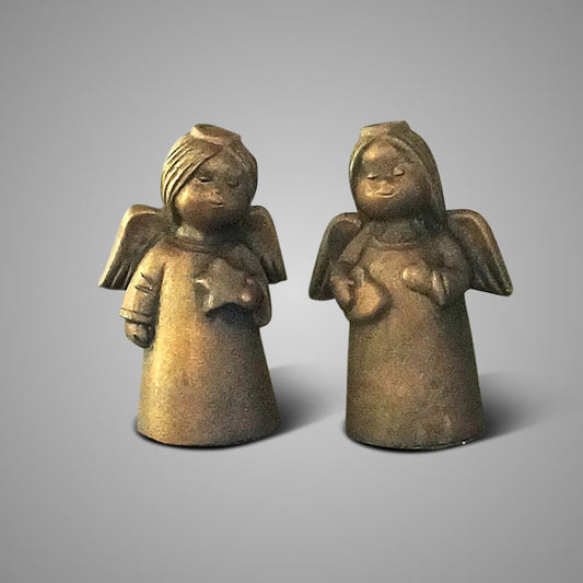 BRYNXZ Set of 2 Angels Classic Majestic Gold D.10 H.14