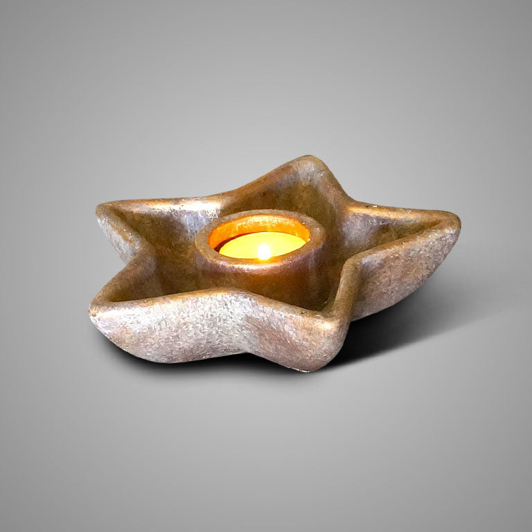 BRYNXZ Tealightholder Star Jewel S D.16 H.4