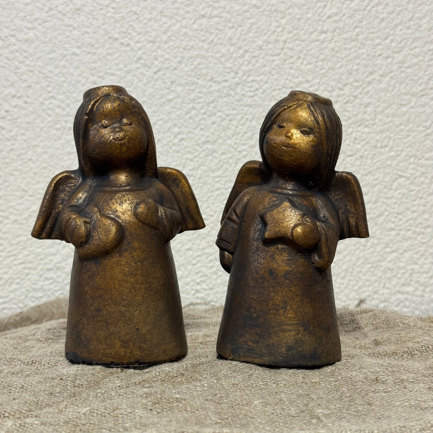 BRYNXZ Set of 2 Angels Classic Majestic Gold D.10 H.14