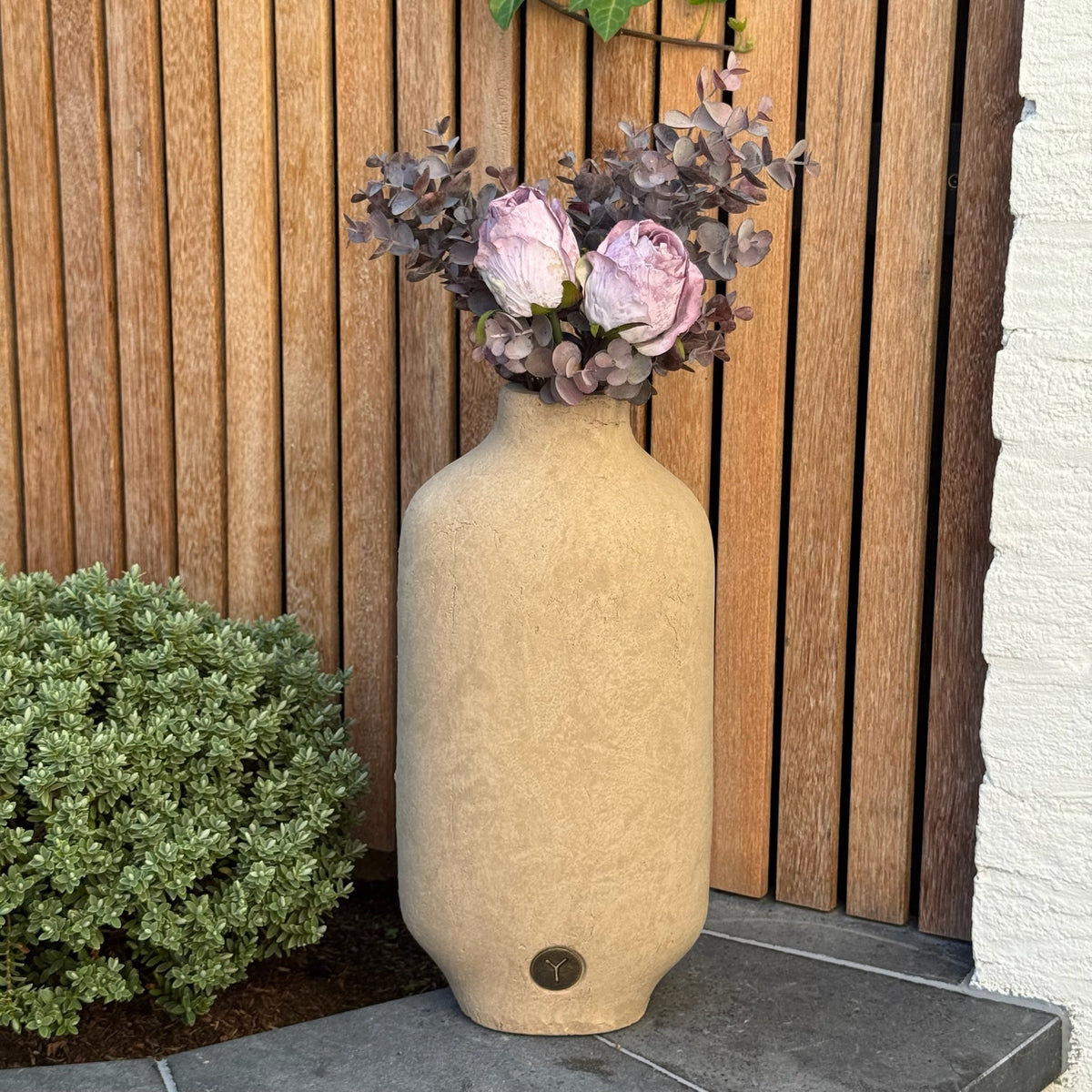 Brynxz ovale vaas Luxury Majestic Taupe L 19 x 14 x 38 cm