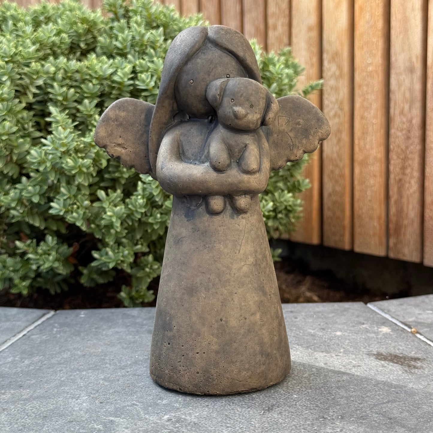 Brynxz engel met hond Majestic Brown D13 H18