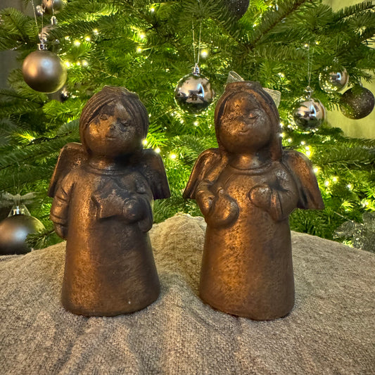 BRYNXZ Set of 2 Angels Classic Majestic Gold D.10 H.14
