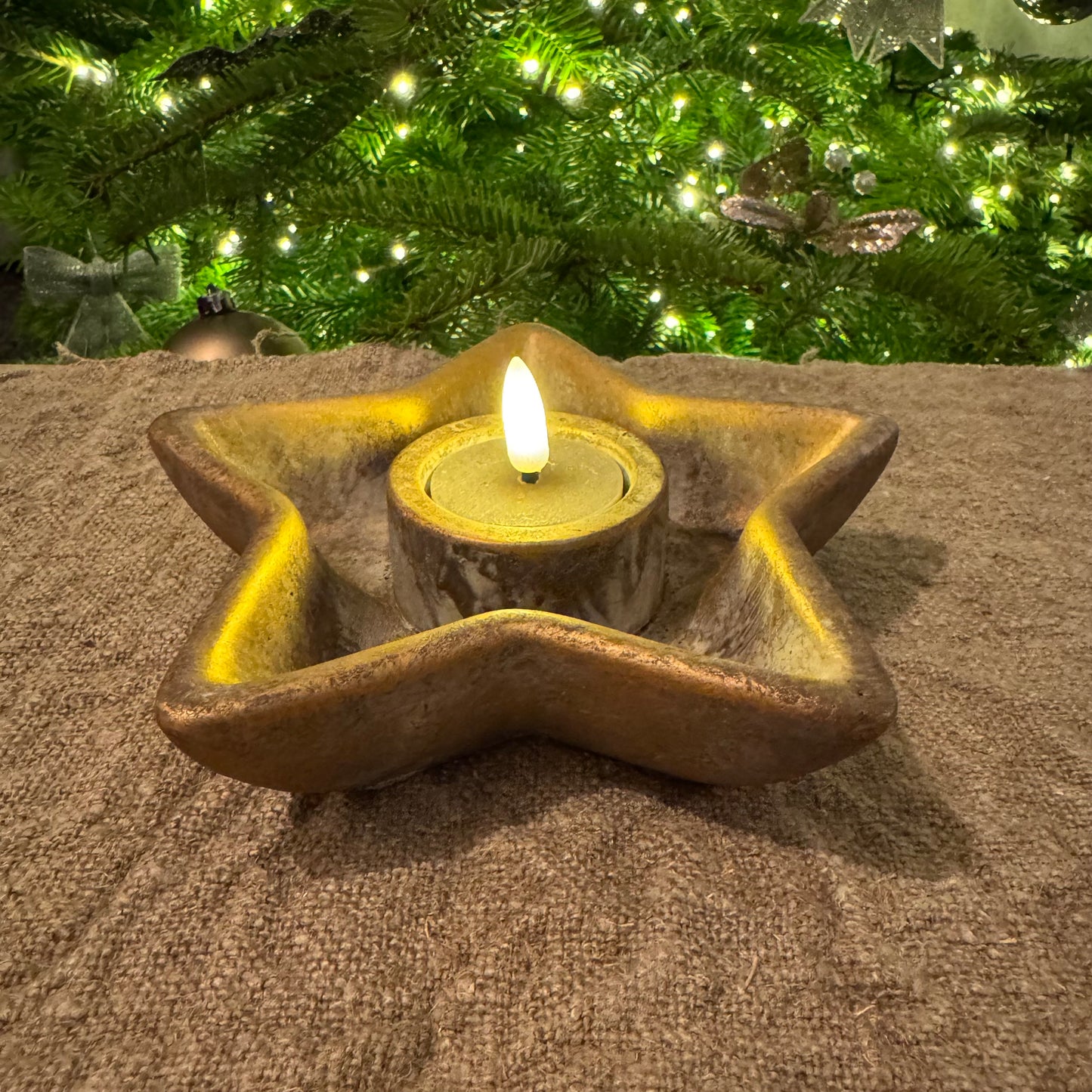 BRYNXZ Tealightholder Star Jewel S D.16 H.4
